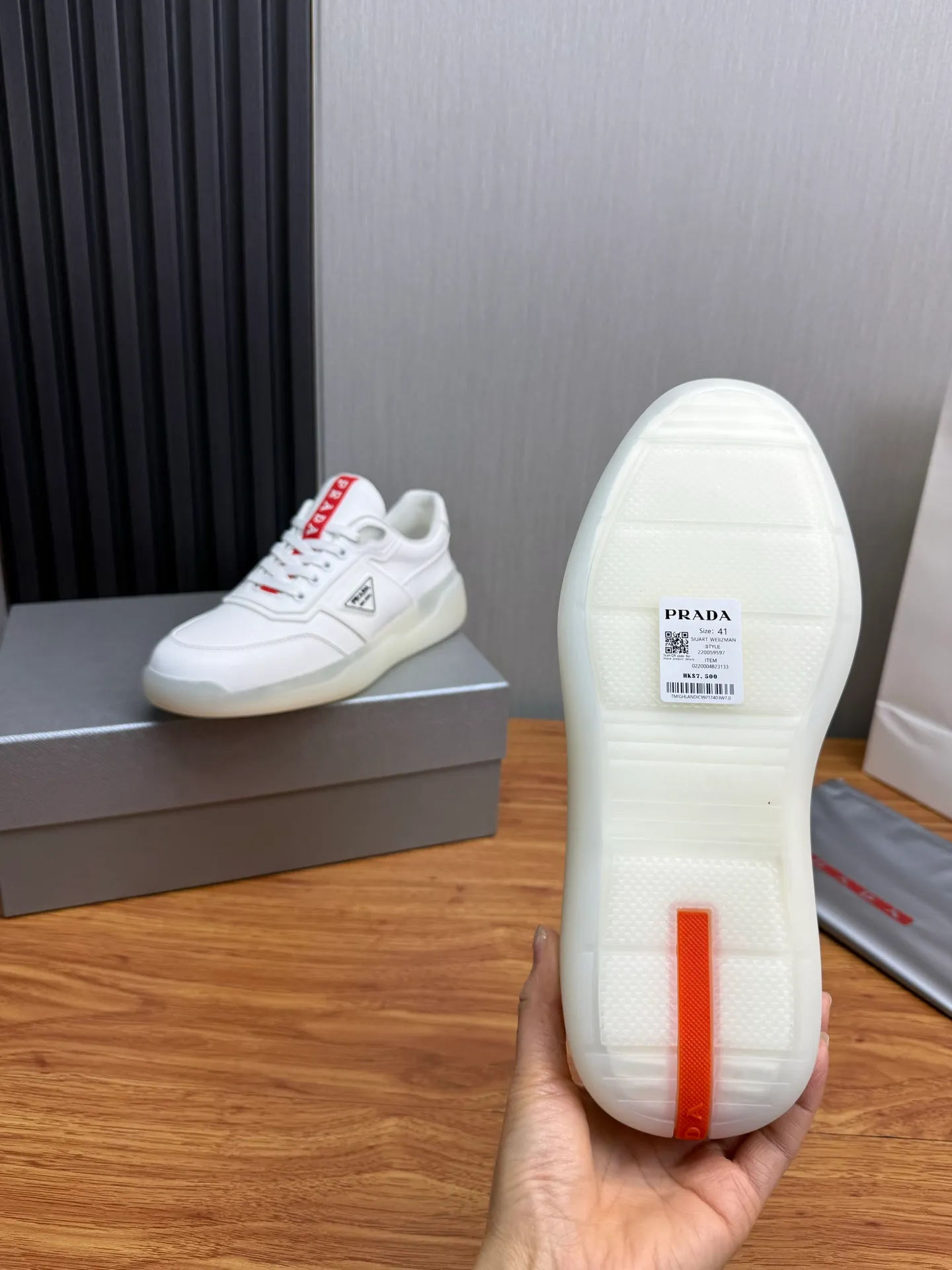 Factory price 600💰 [PRADA] Popular items in men's shoe counters, synchronized with the official website, 1 high-quality shipment ✔️Original cowhide + cowhide lining, 1🆚1 replica, original sole, 38-45 (45 customized, non-refundable)